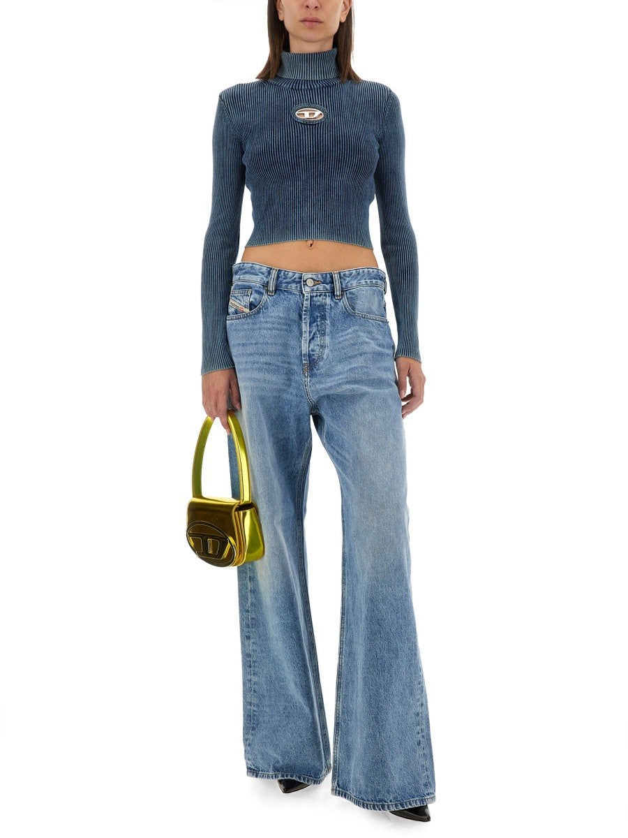 Diesel - Diesel Tops With Logo - Woman-&gt;Clothing-&gt;t-shirts