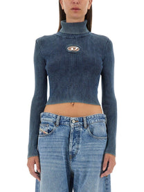 Diesel - Diesel Tops With Logo - Woman-&gt;Clothing-&gt;t-shirts