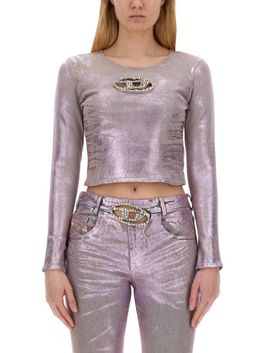 Diesel - Diesel ’De Top1 Fse’ T Shirt - Woman-&gt;Clothing-&gt;Tops