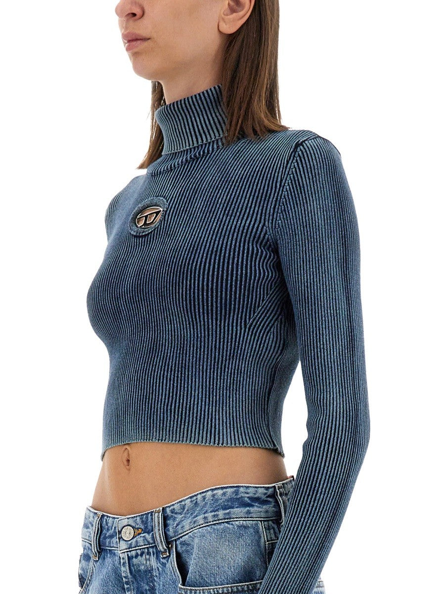 Diesel - Diesel Tops With Logo - Woman-&gt;Clothing-&gt;t-shirts