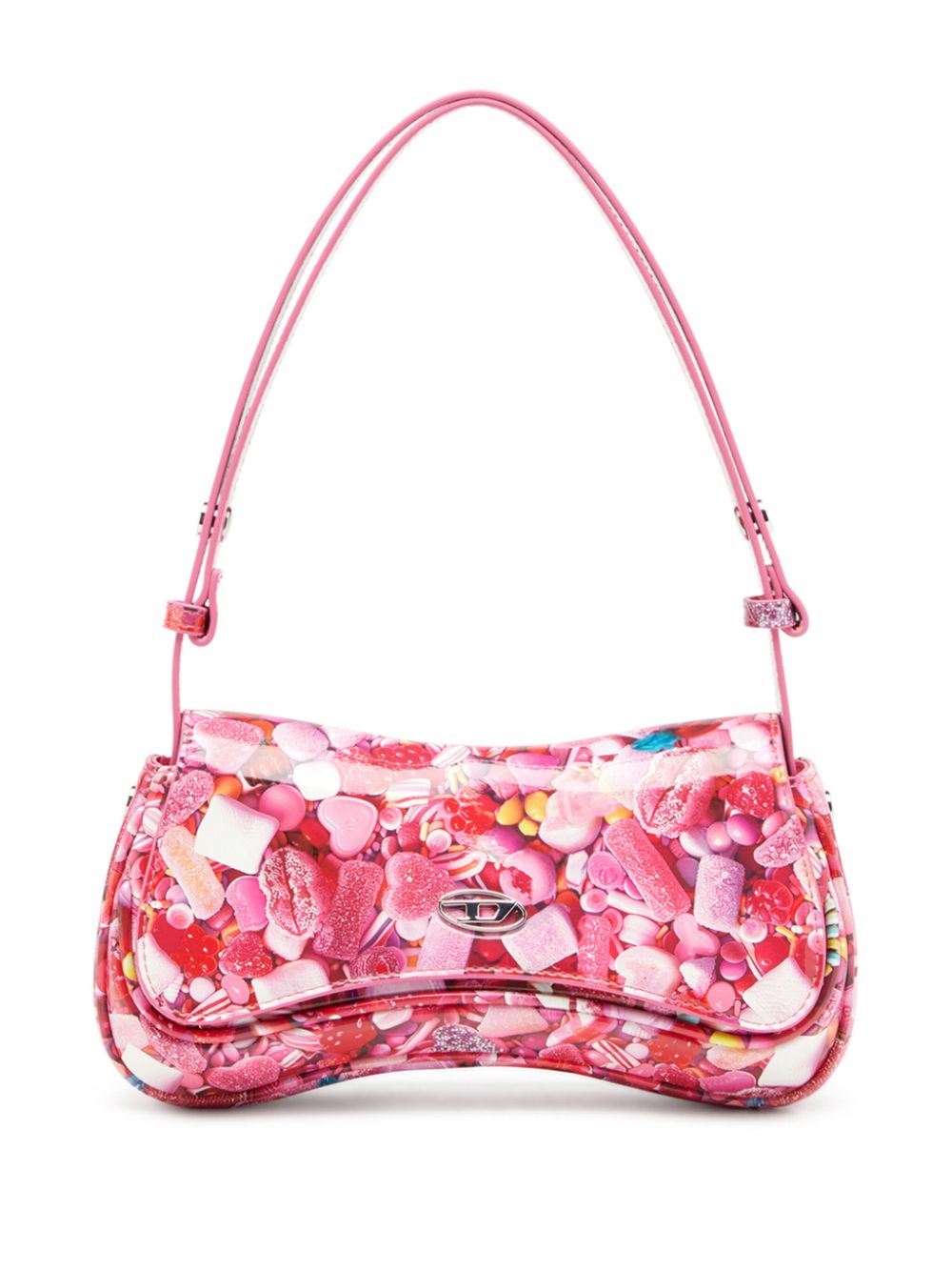 Diesel Diesel Play Glossy clutch with print Women’s Bags