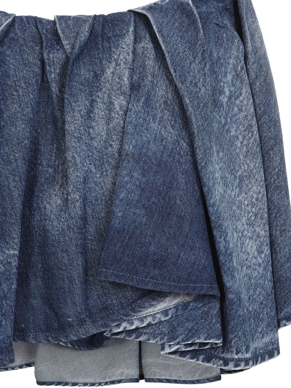 Diesel - Diesel Asymmetric Mini Skirt in Blue - Women’s Clothing