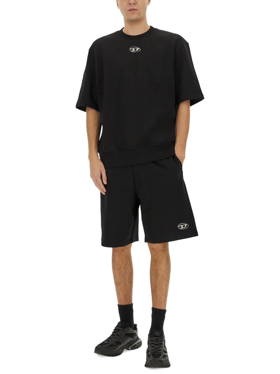 Diesel - Diesel ’S Cooling L1’’ Half Sleeve Sweatshirt - Men’s Sweatshirts