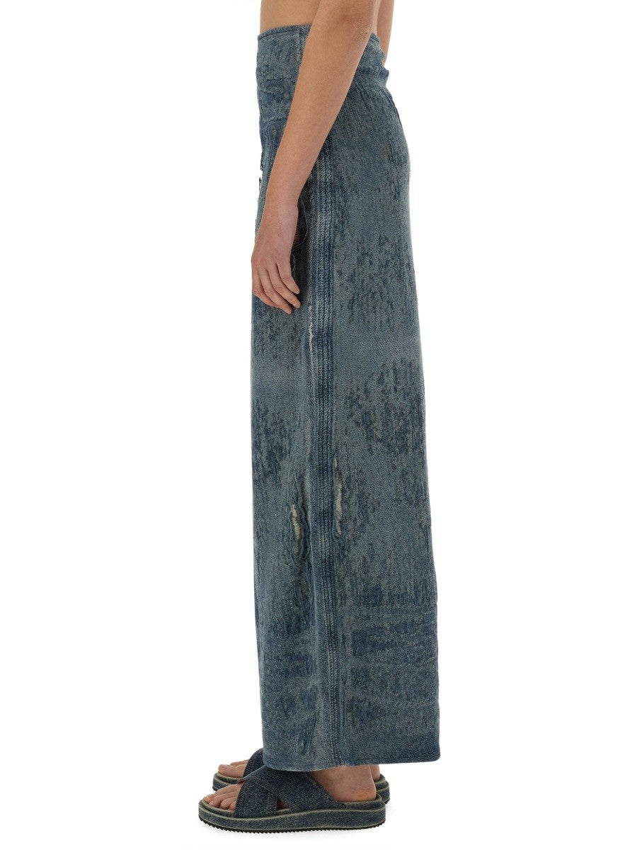 Diesel - Diesel ’De Megan Fsg’ Long Skirt - Women’s Clothing