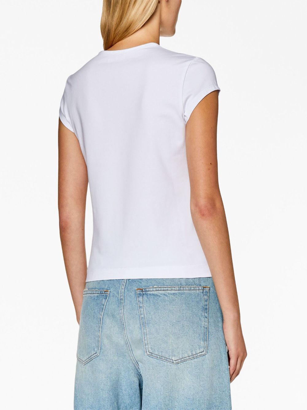 Diesel - Diesel T-shirts and Polos White - Topwear