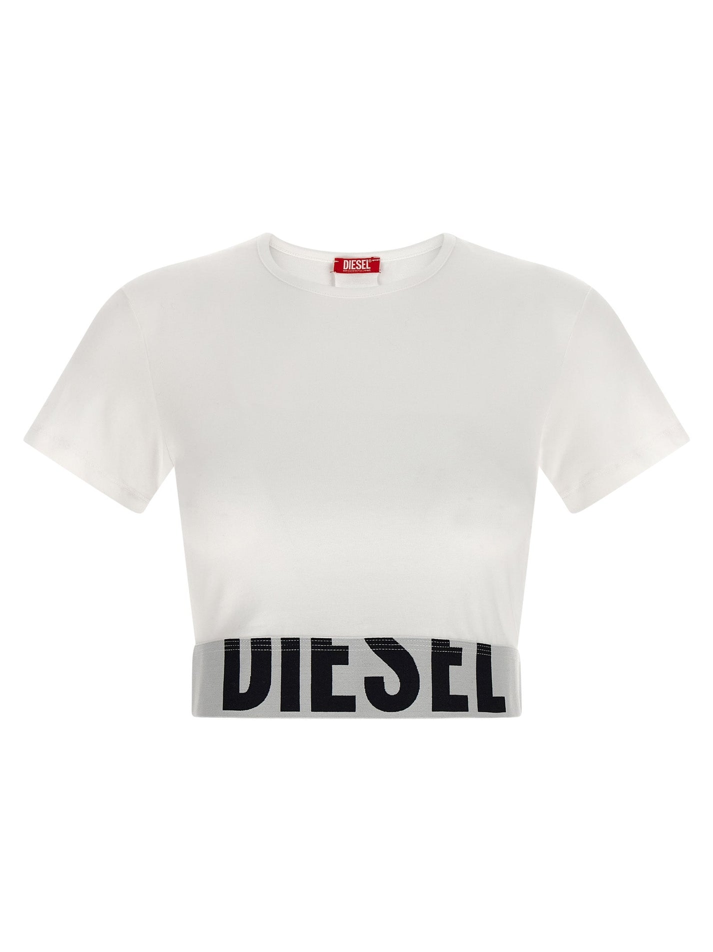 DIESEL - DIESEL - ’Uftee-Sport-Cropped’ T-shirt - Women’s Tops
