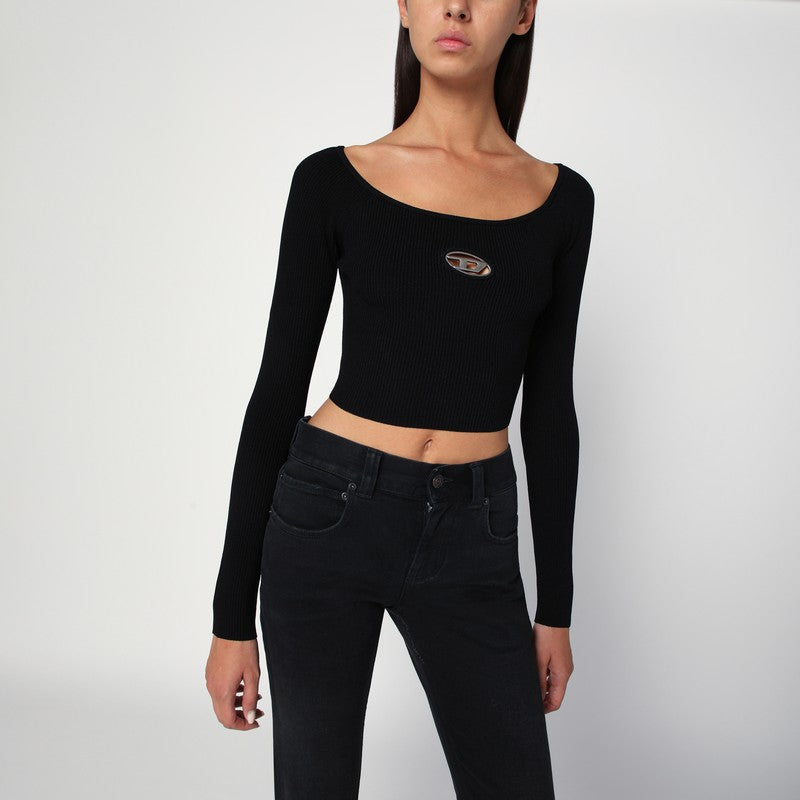 Diesel - Diesel Black Top cropped M-Vera-Ls - Topwear