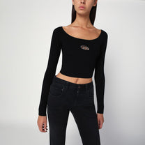 Diesel - Diesel Black Top cropped M-Vera-Ls - Topwear