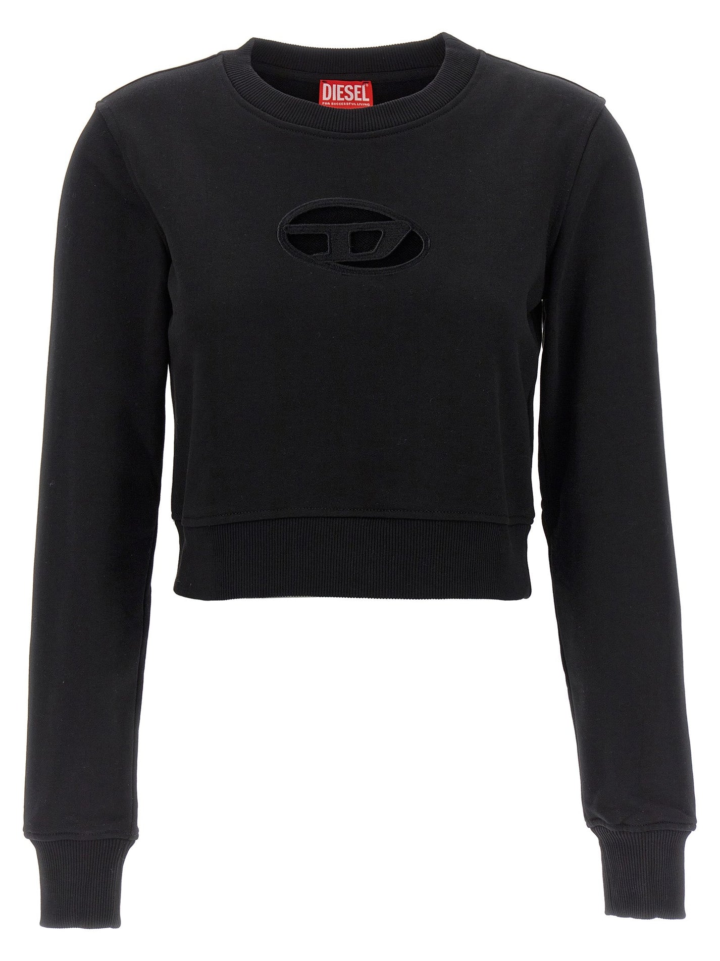 DIESEL - DIESEL - F-Slimmy cropped sweatshirt - Women’s Sweatshirts