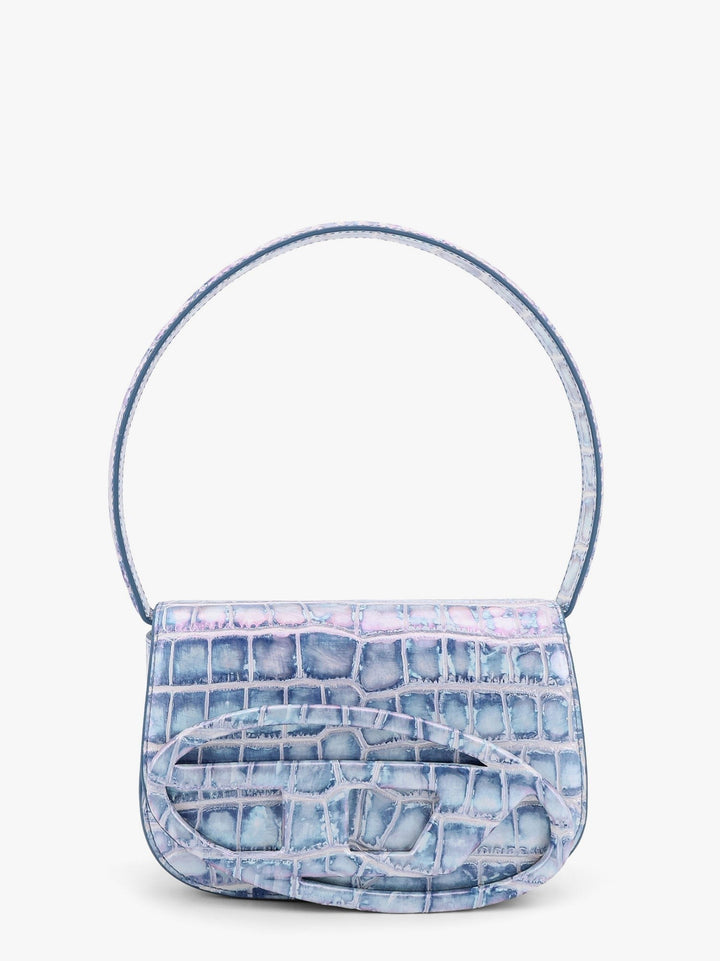 Diesel - 1dr Leather Shoulder Bag Con Logo Oval D - Home->Woman->Bags->Shoulder bags