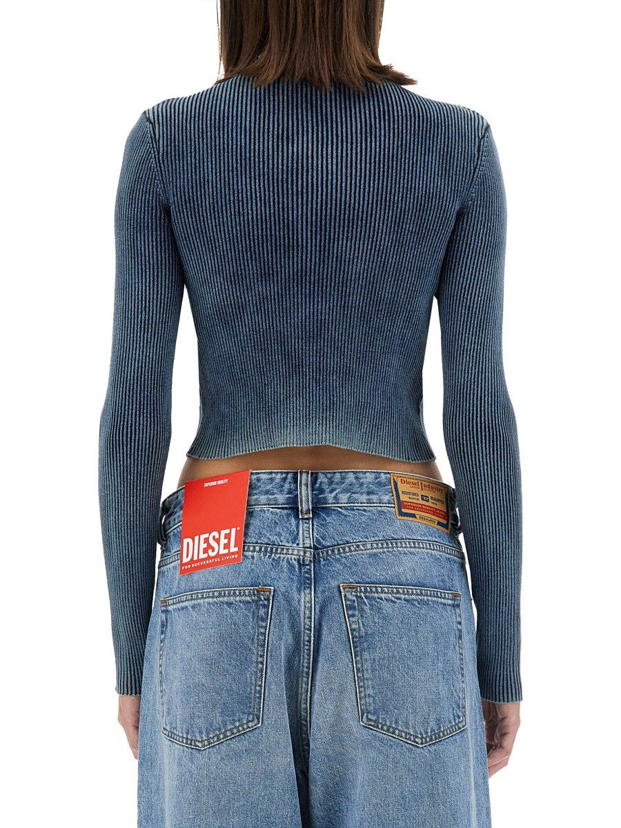 Diesel - Diesel Tops With Logo - Woman-&gt;Clothing-&gt;t-shirts