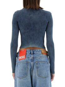 Diesel - Diesel Tops With Logo - Woman-&gt;Clothing-&gt;t-shirts