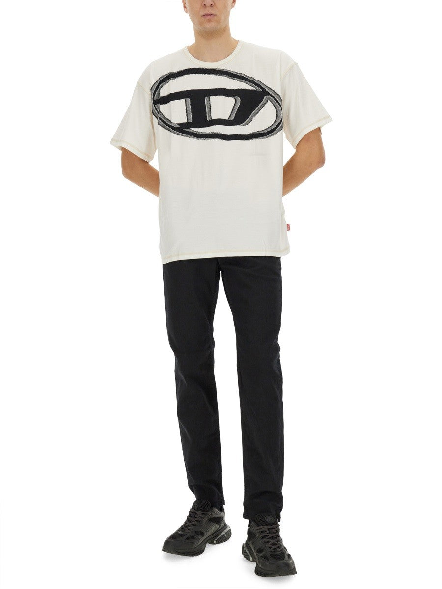 Diesel - Diesel T Shirt With Maxi Oval D - Men’s Tops