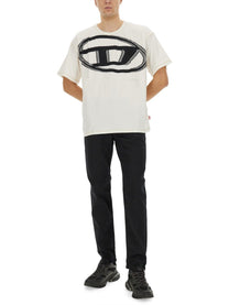 Diesel - Diesel T Shirt With Maxi Oval D - Men’s Tops