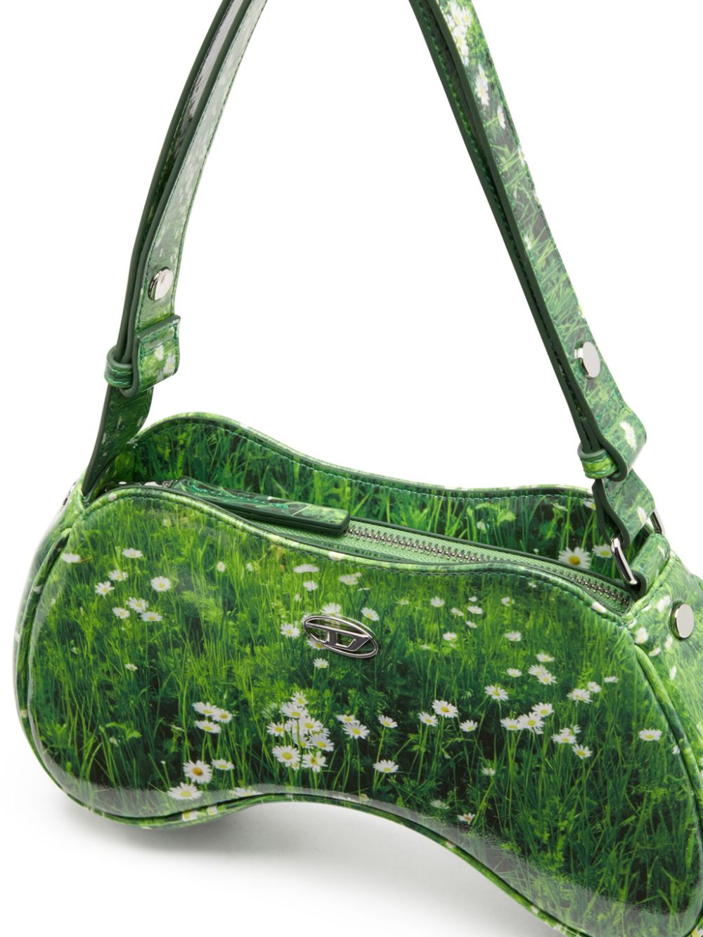 Diesel - Diesel Play-Glossy shoulder bag with print - Shoulder