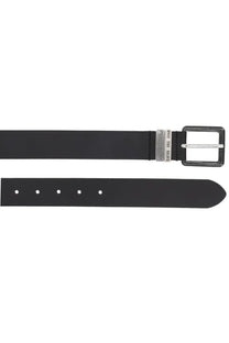 Diesel men’s cinture guarantee con black leather belt with silver buckle and engraved only the brave metal plate