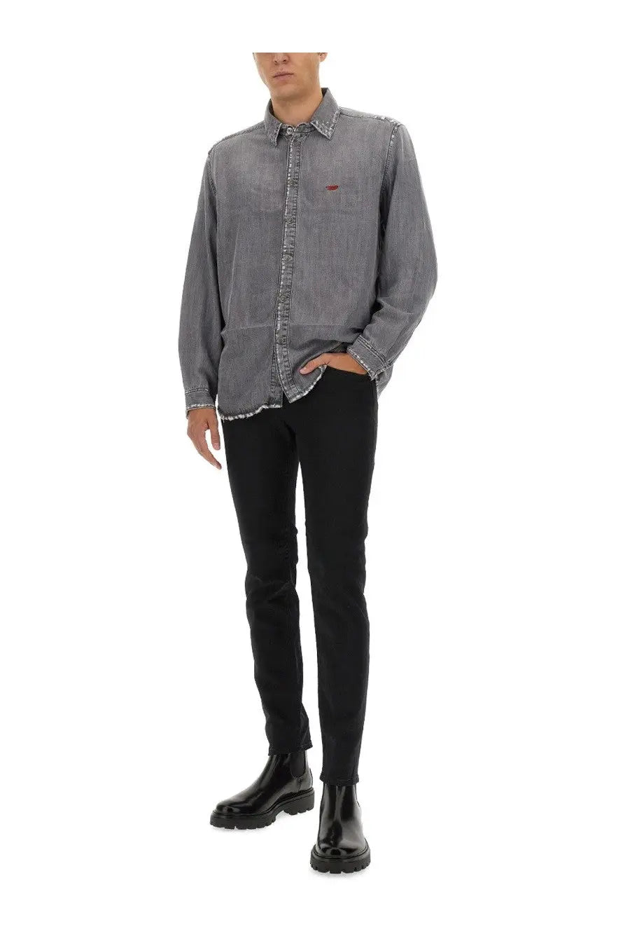 Diesel Men's Jeans Strukt Black, view 3