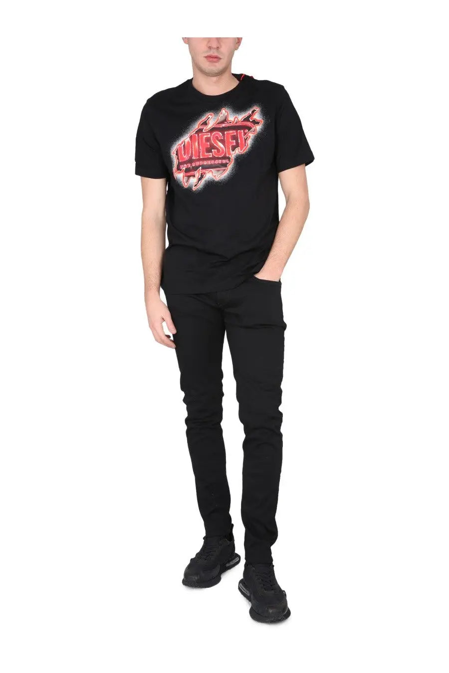 Diesel Men's Jeans Strukt Black, view 4