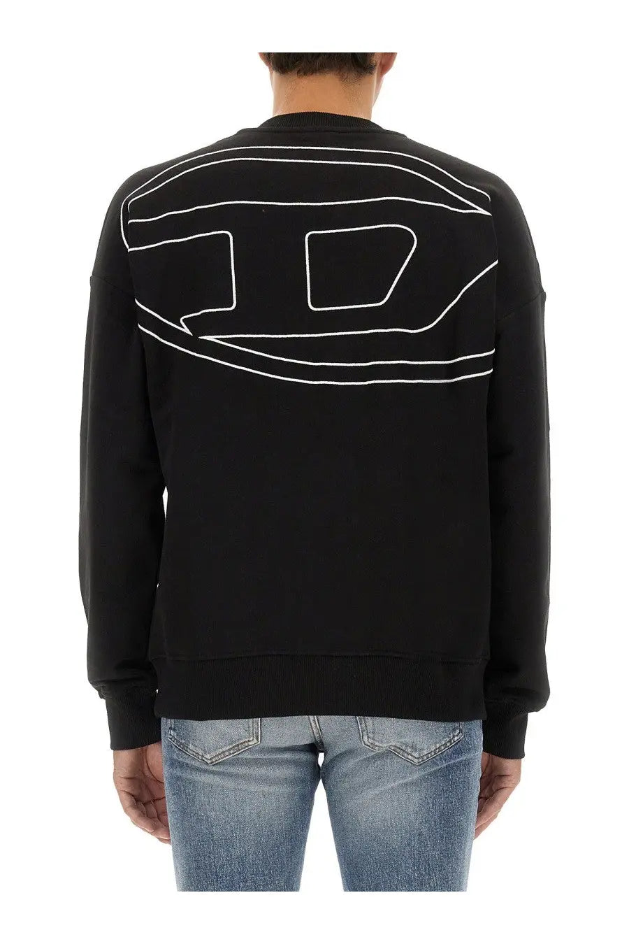 Diesel Men's Rob Megoval Sweatshirt Black, view 3