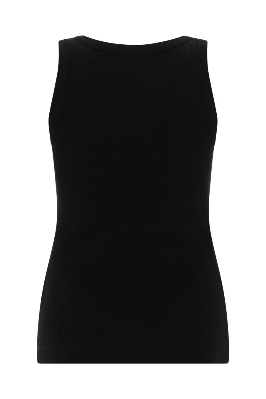 Diesel women’s Anki OD top black sleeveless fitted cotton blend tank for casual and everyday wear