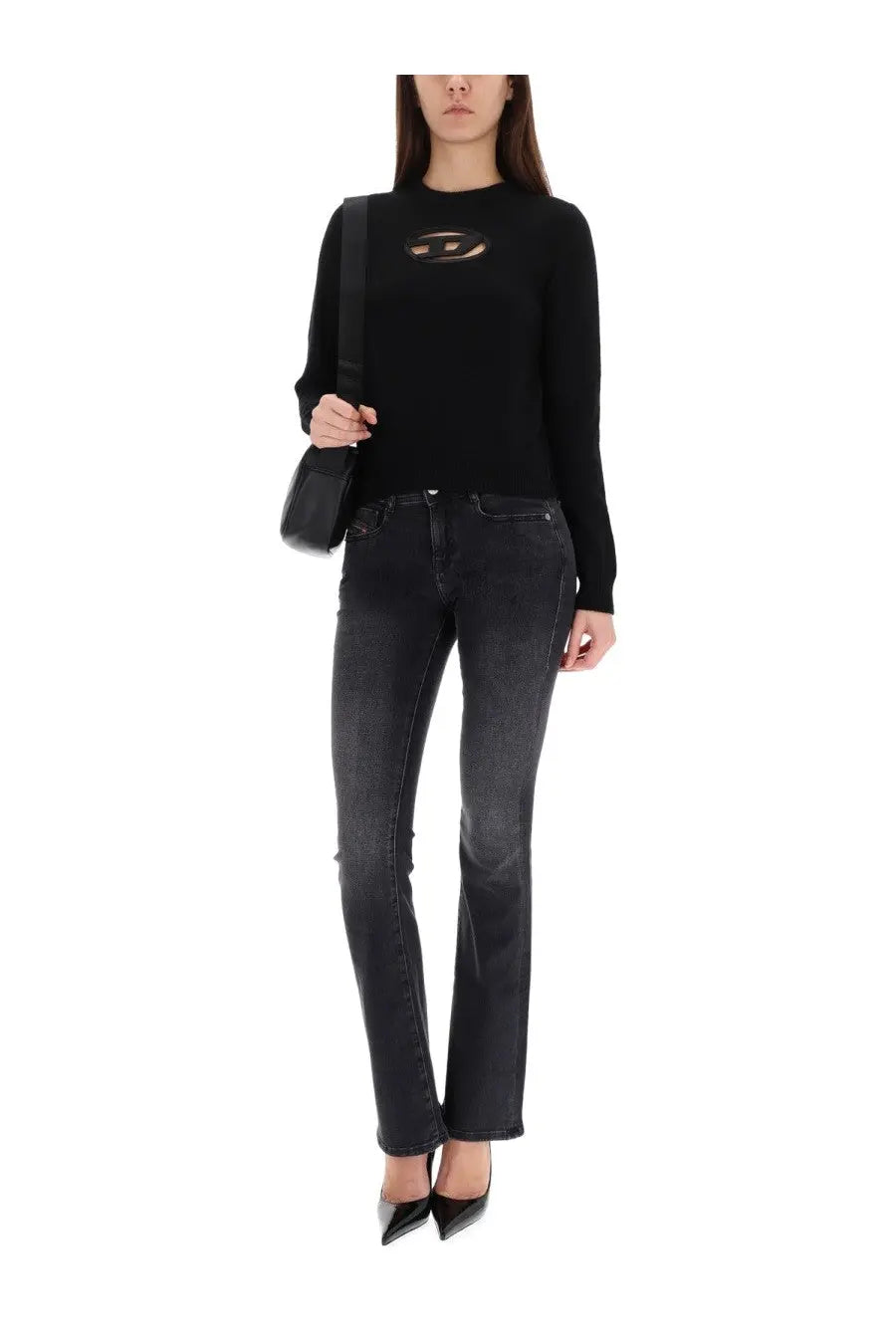 Diesel Women's Areesa Jersey Black, view 2