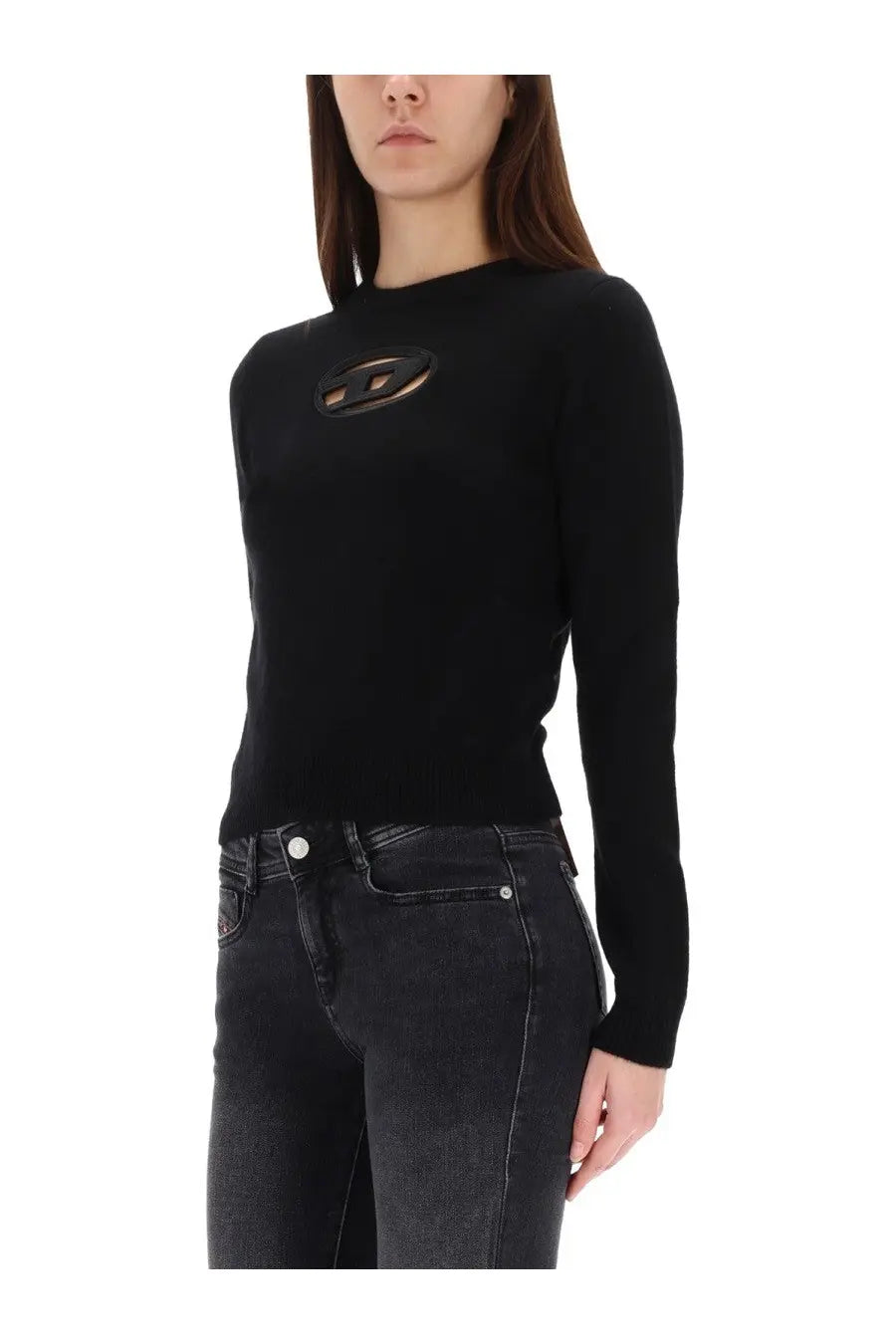 Diesel Women's Areesa Jersey Black, view 4