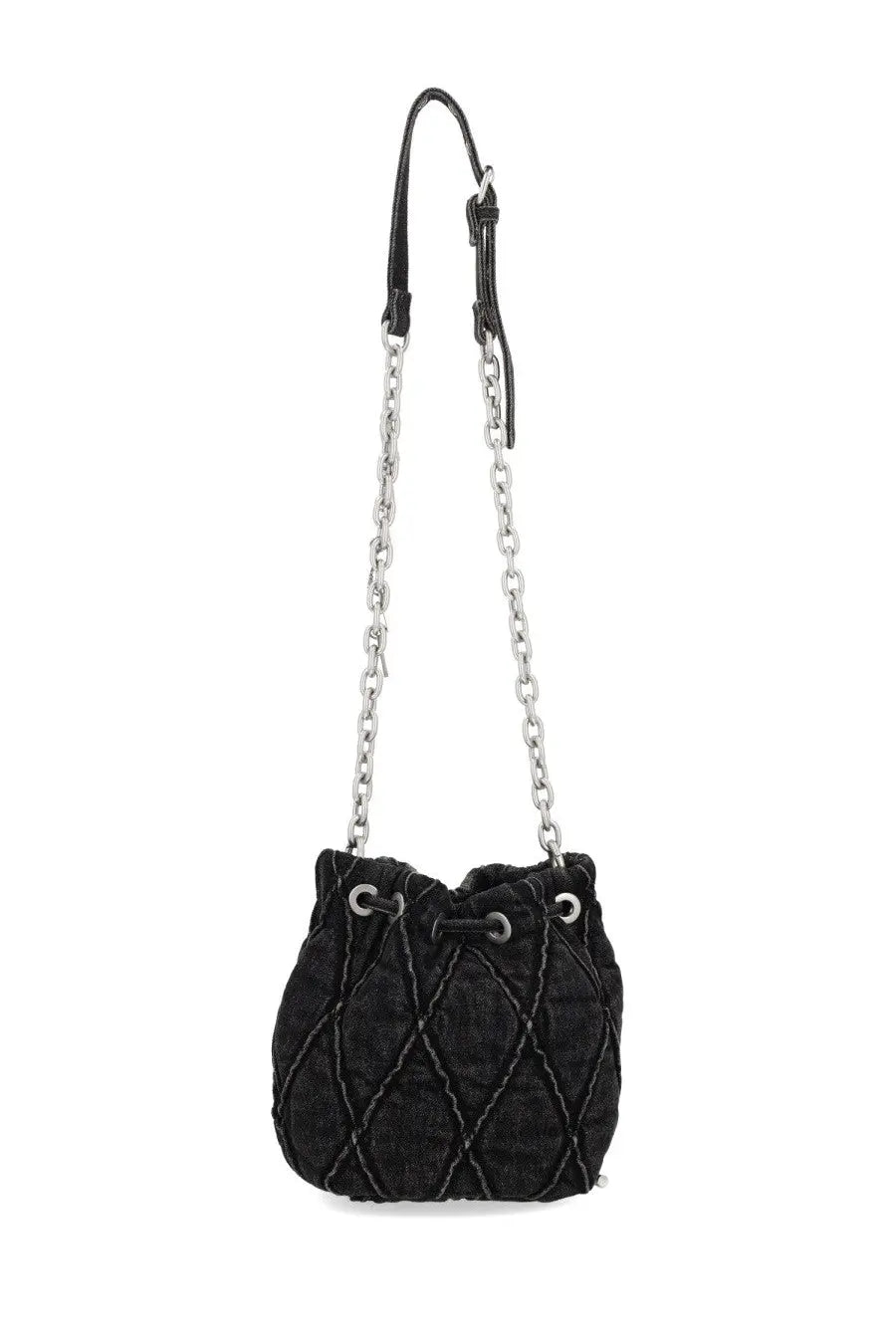 Diesel Women's Charm Bucket Bag Black, view 3