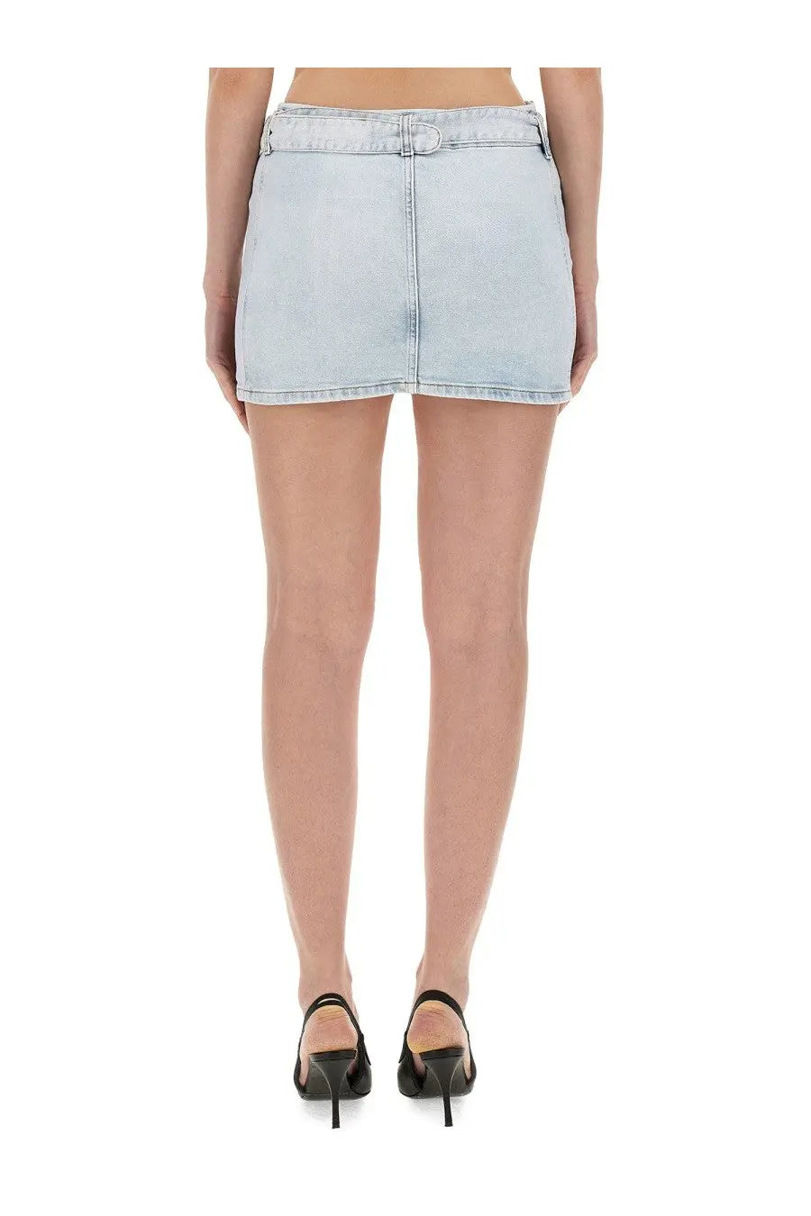 Diesel Women's DE Flip Skirt Blue, view 3