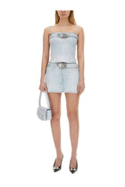 Diesel Women's DE Flip Skirt Blue, view 2