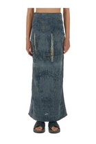 Diesel Women's DE Megan Fsg Long Skirt Blue