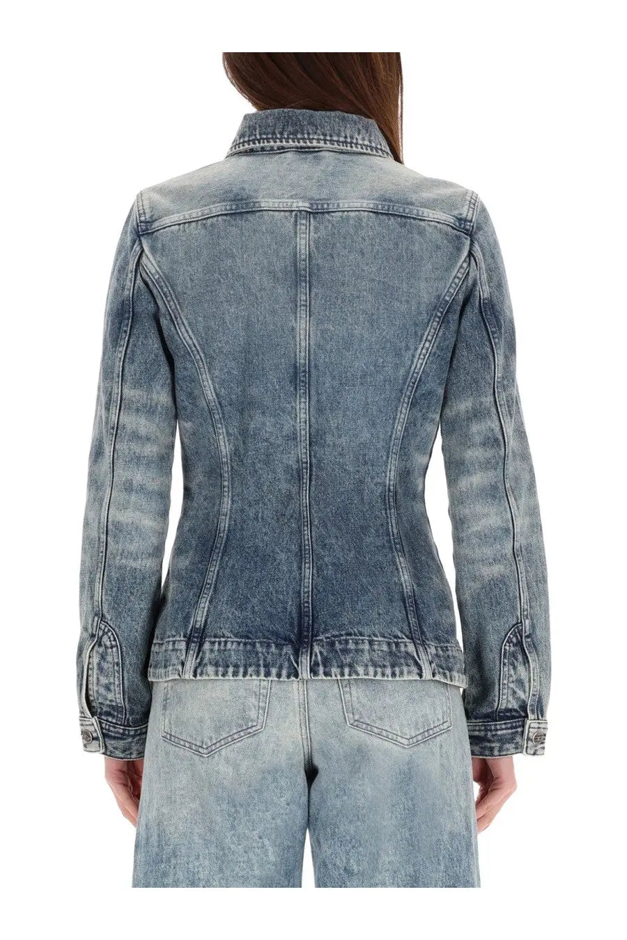 Diesel Women's Jacket Katerin Fsh Blue, view 4