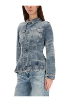 Diesel Women's Jacket Katerin Fsh Blue, view 3