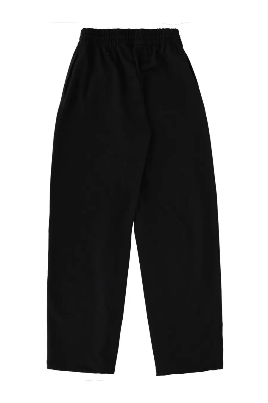 Diesel women’s jogger pants zenia black high-waisted elastic waistband relaxed straight-leg cut