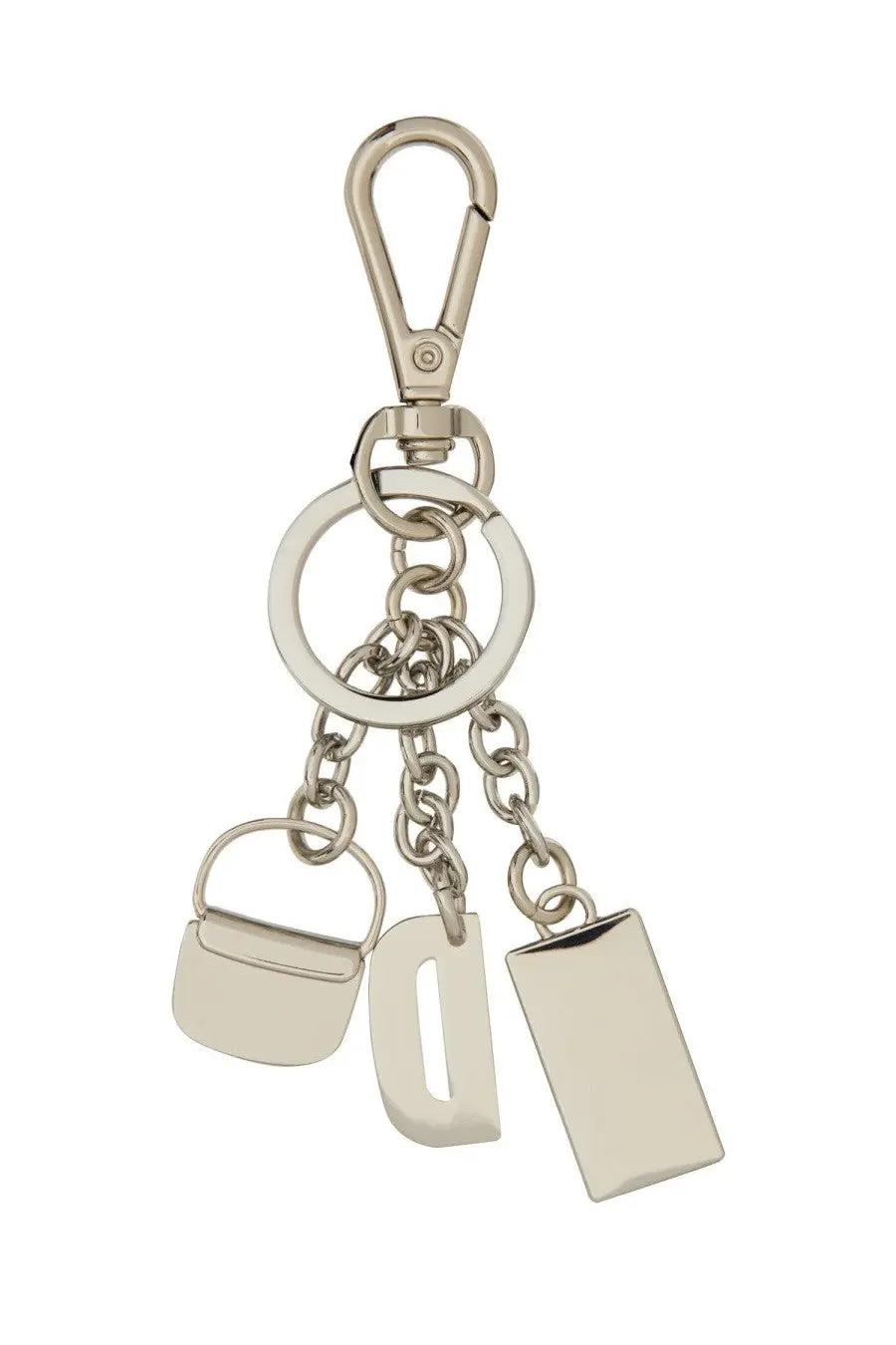Diesel Women's Portachiave 1DR Multicharm Silver, view 2