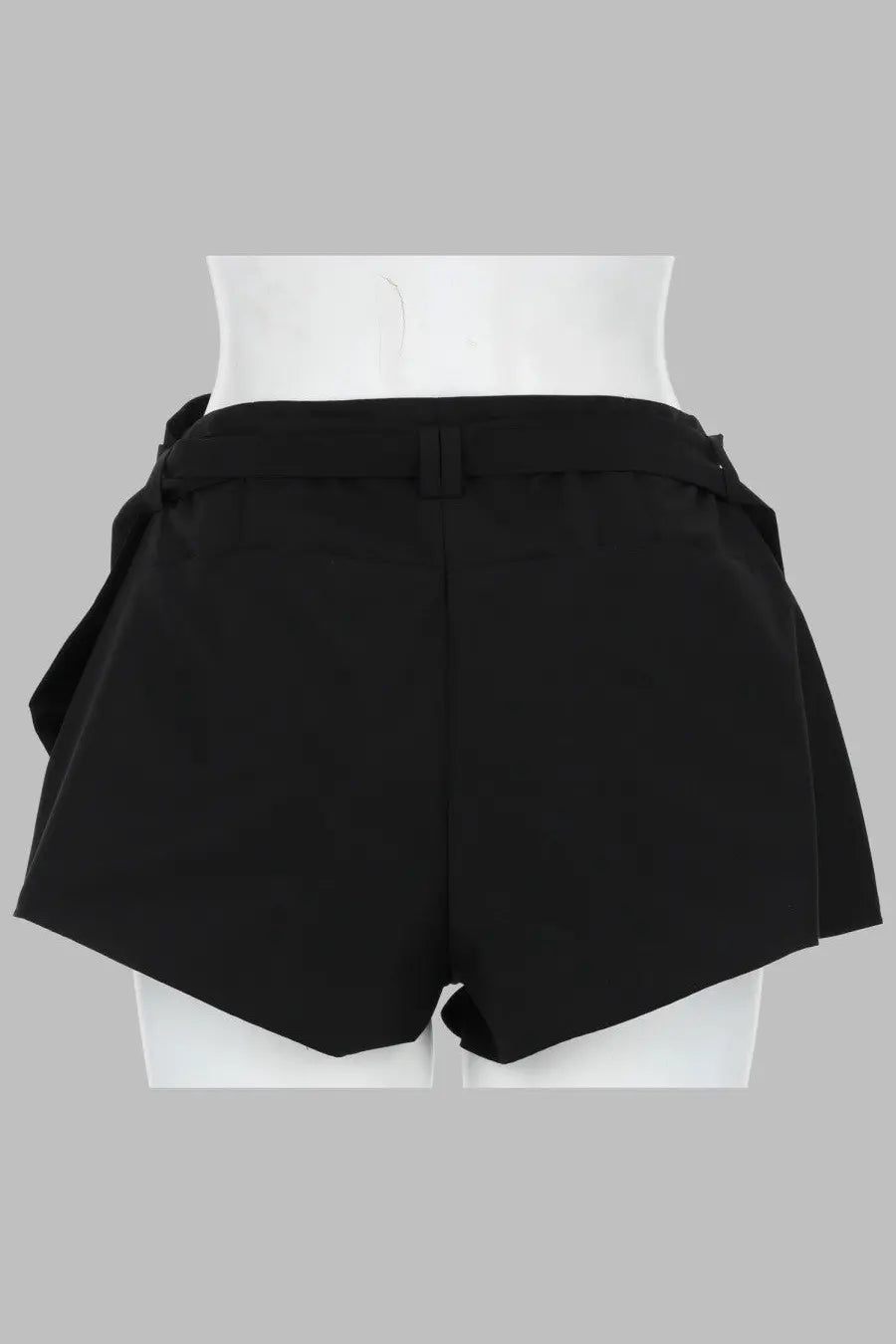 Diesel women’s black tailored shorts sarto portafoglio with sleek design and flared hem for stylish wear