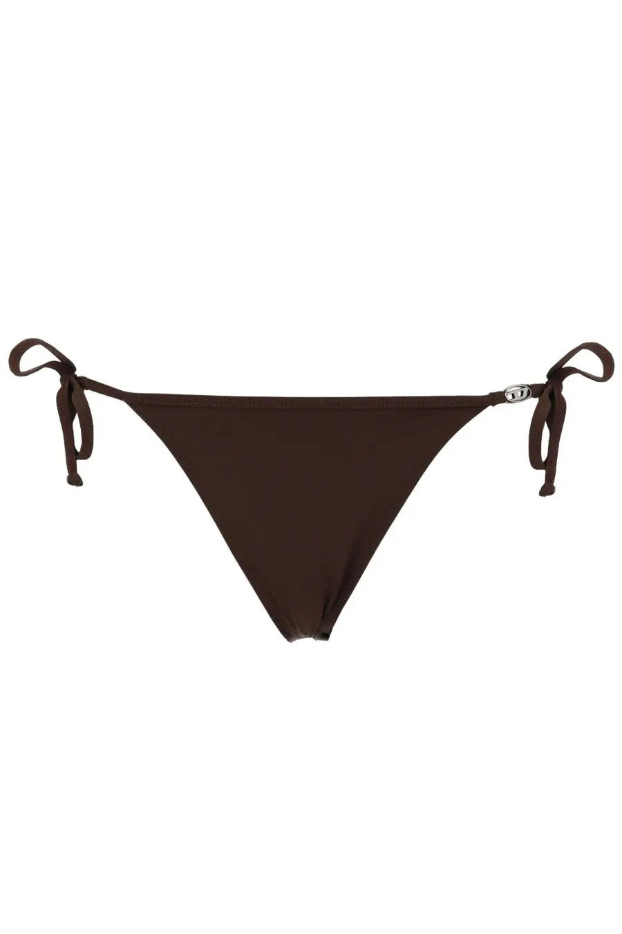 Diesel Women's Slip Bikini with Detail Oval Brown