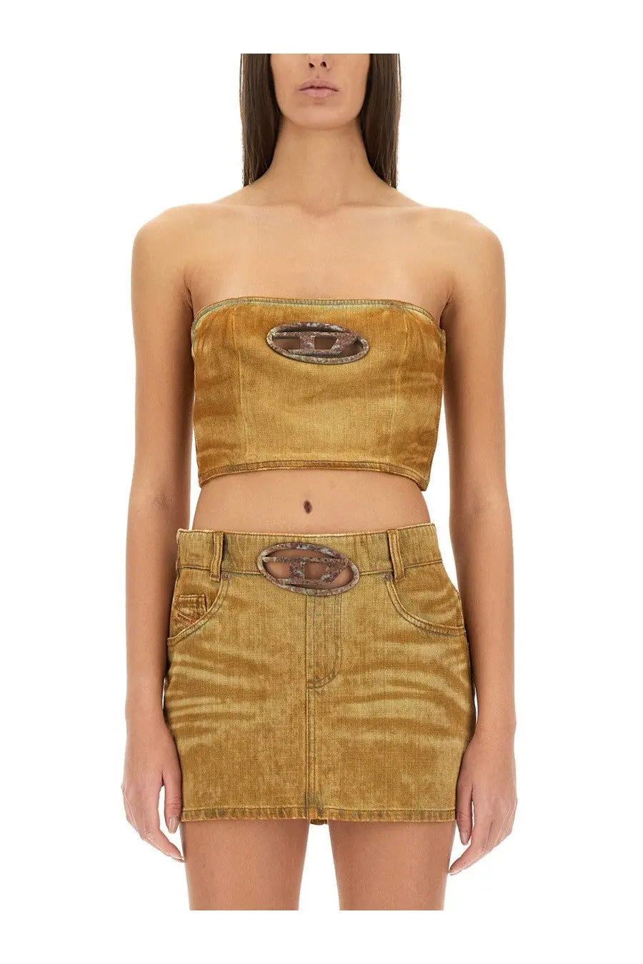 Diesel Women's Top DE Villess Fsf Beige