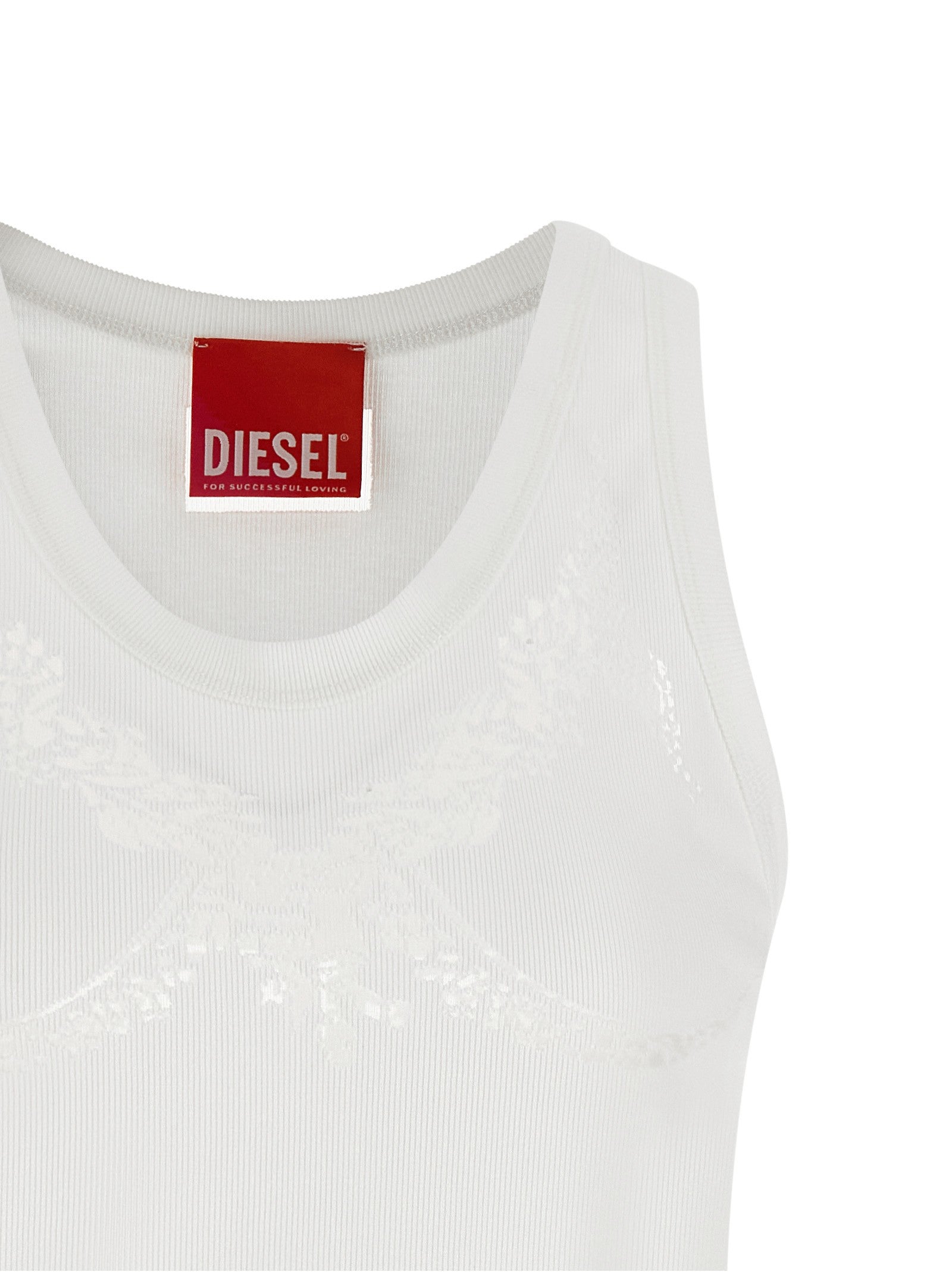 Diesel Diesel Tinder Pr Anki Lace Tank Top White
