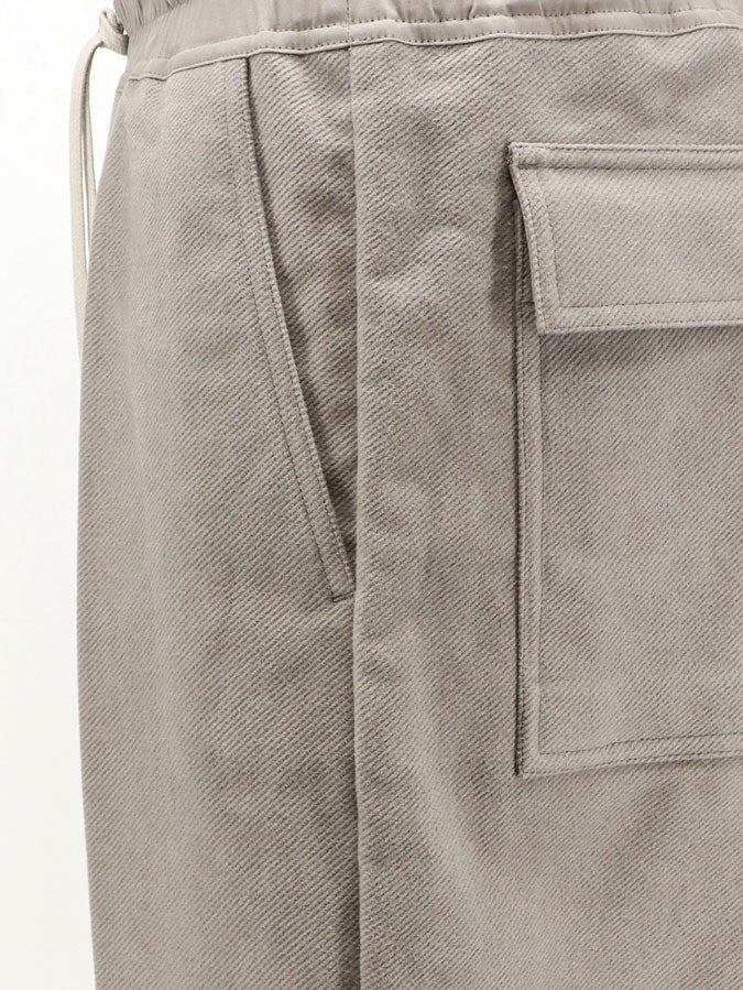 Rick Owens Men's Dietrich Cotton Trousers Grey