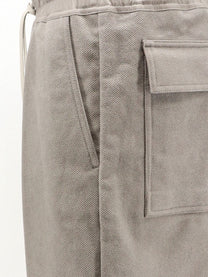 Rick Owens Men's Dietrich Cotton Trousers Grey