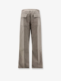Rick Owens Men's Dietrich Cotton Trousers Grey