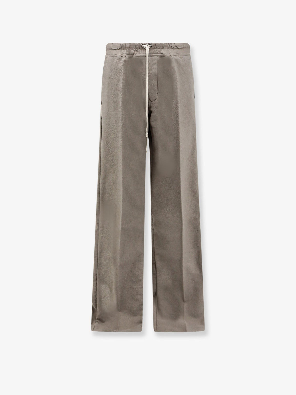 Rick Owens Men's Dietrich Cotton Trousers Grey
