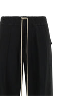 Rick Owens Dietrich Drawstring Pants Black, view 3