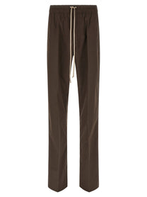 Rick Owens Dietrich Drawstring Pants Brown