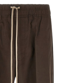 Rick Owens Dietrich Drawstring Pants Brown