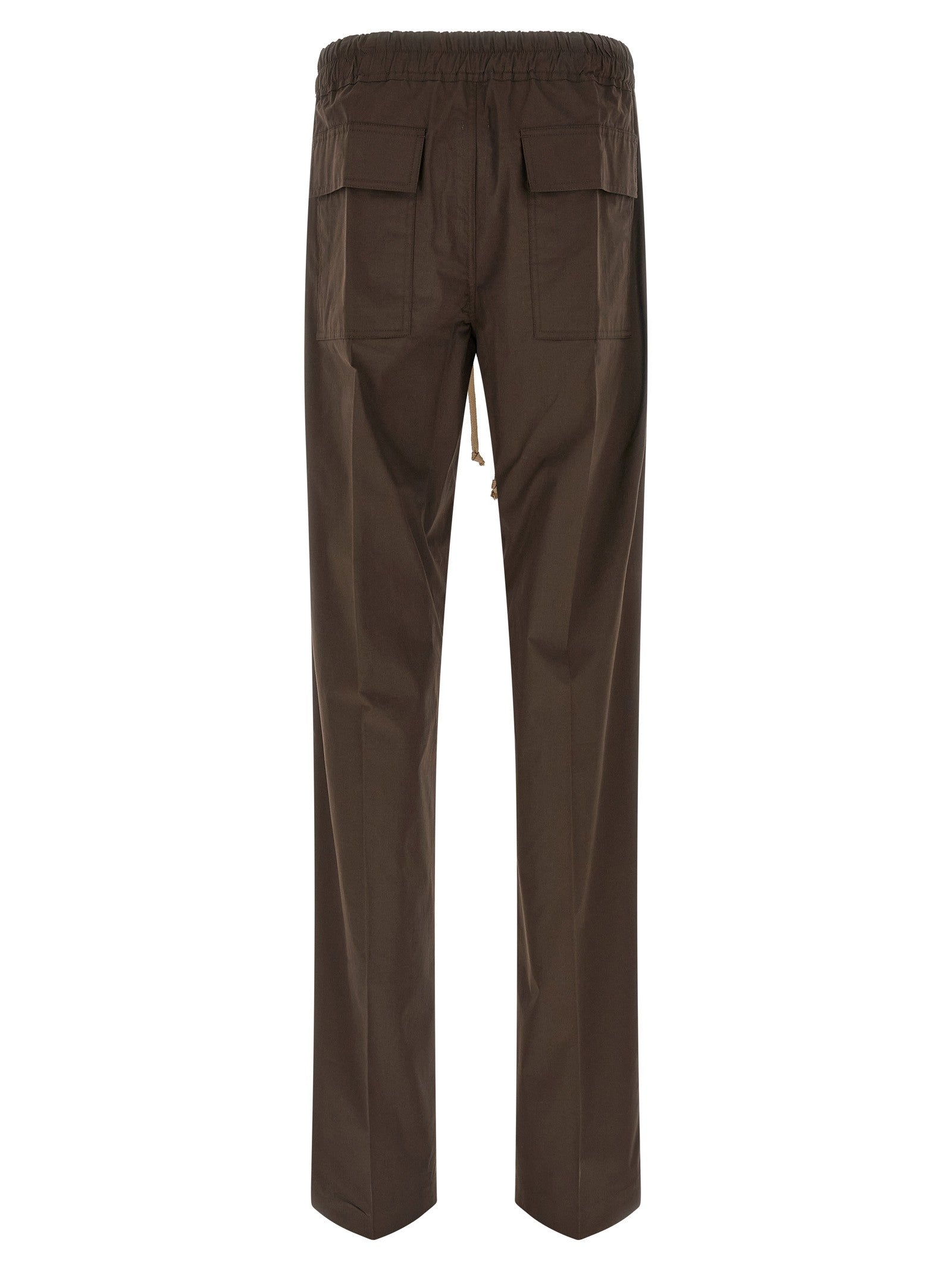 Rick Owens Dietrich Drawstring Pants Brown
