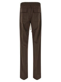 Rick Owens Dietrich Drawstring Pants Brown