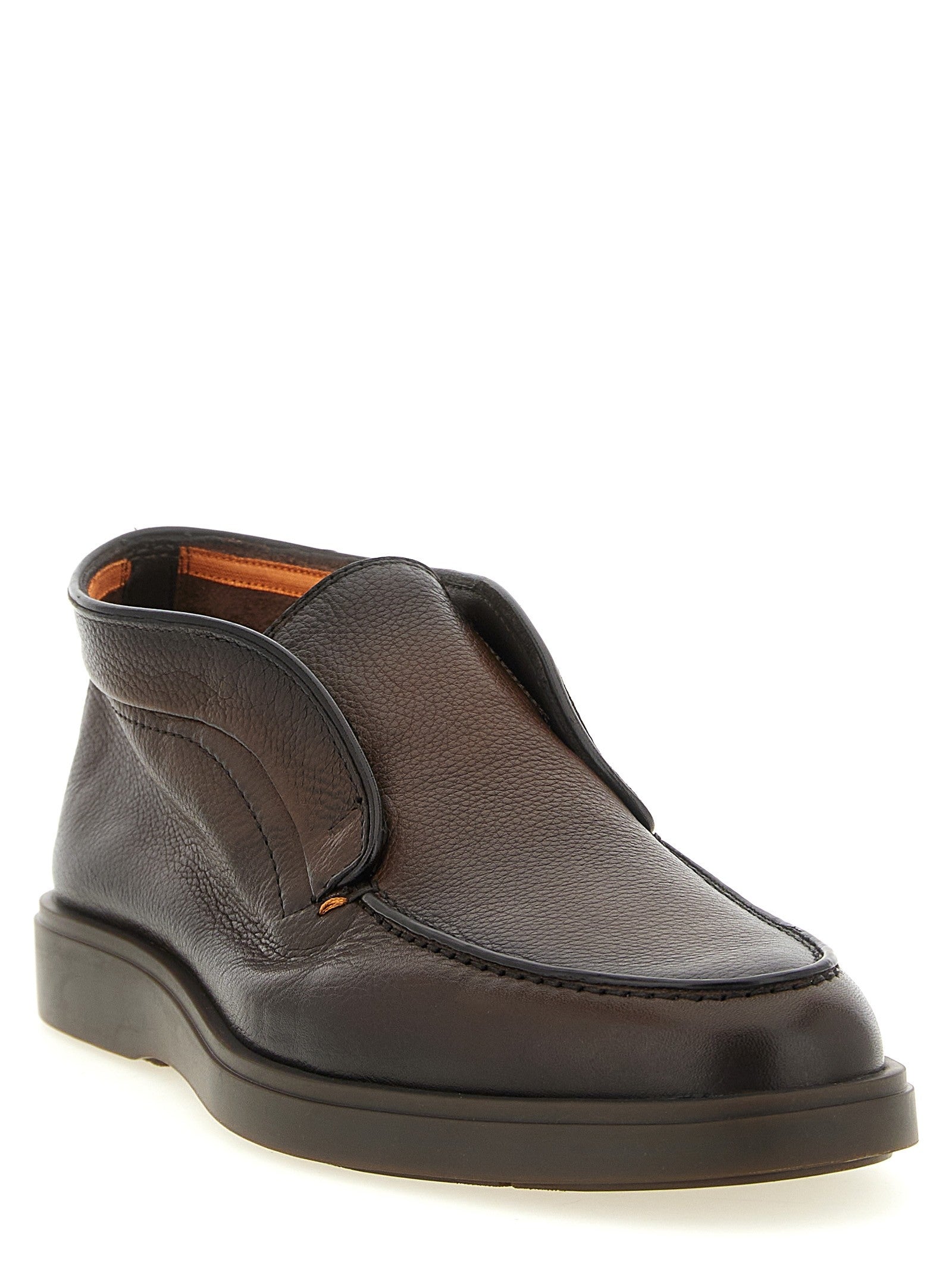 Santoni Digits Ankle Boots Brown