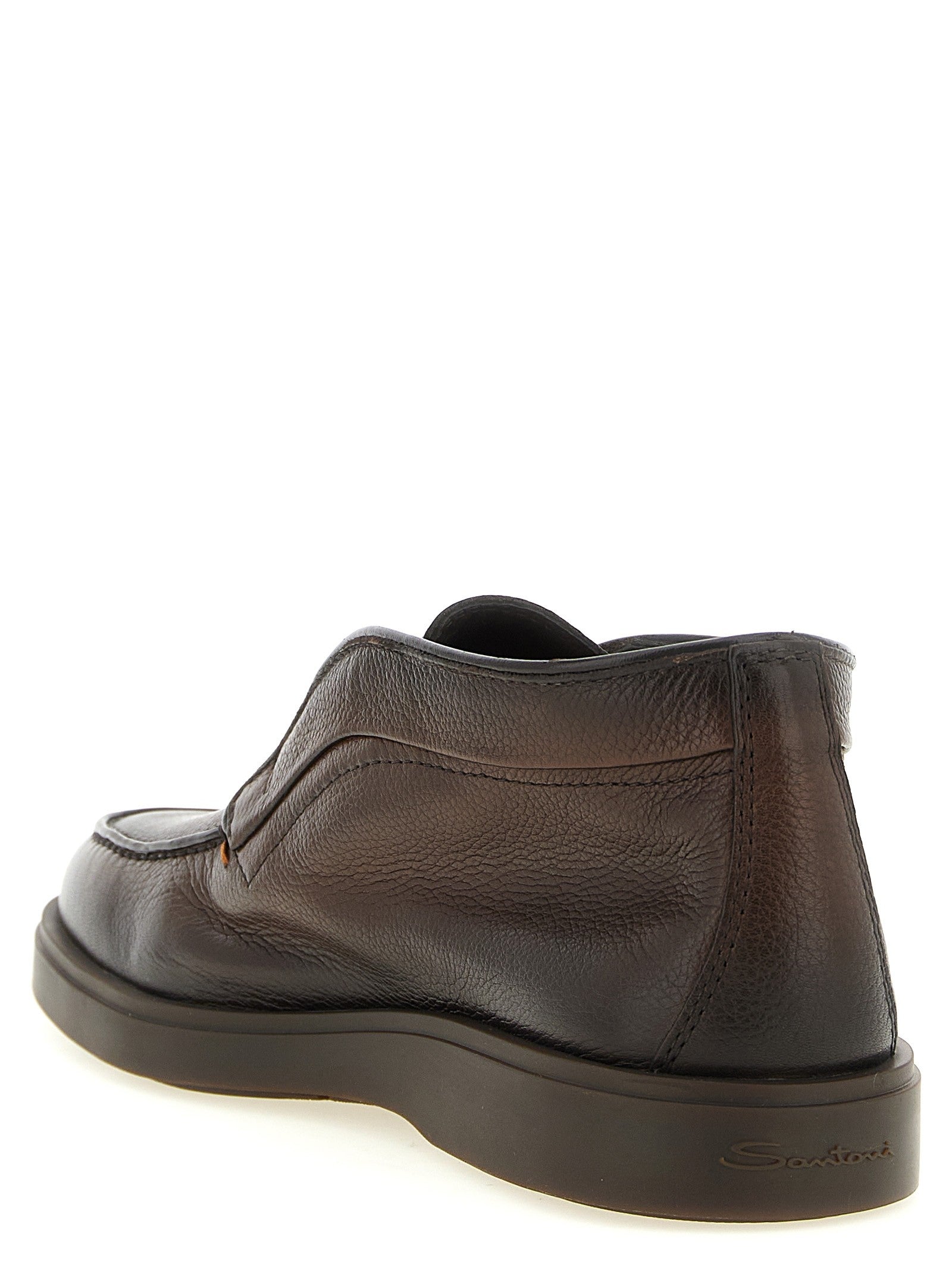 Santoni Digits Ankle Boots Brown