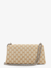 Gucci Women's Dionysus GG Fabric Crossbody Bag Beige